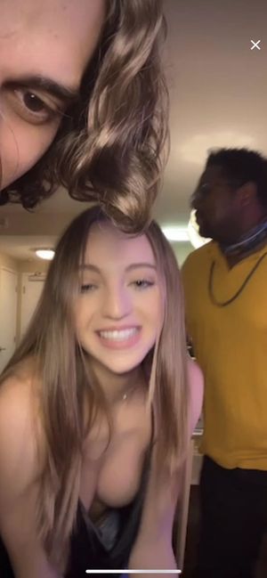 Social Media Live Nip Slip