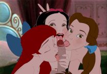3 Princesses on a dick