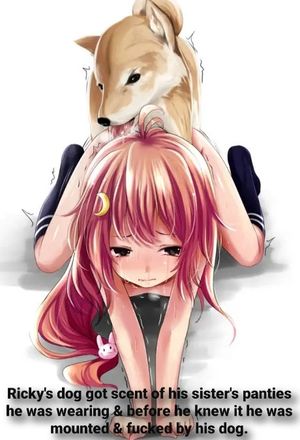 Sissyboie with his dog