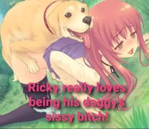 Sissyboie with his dog