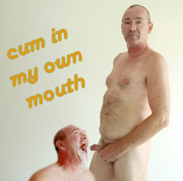 Me cum in my own mouth