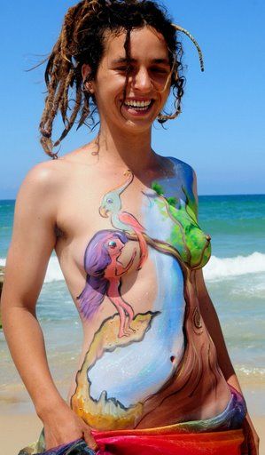 painted hippy