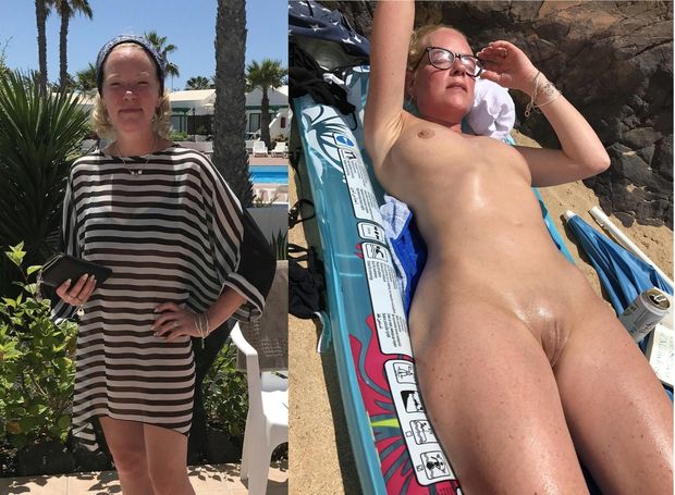 mom dressed undressed