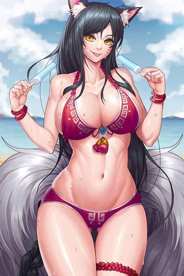 Ahri Bikini Tits