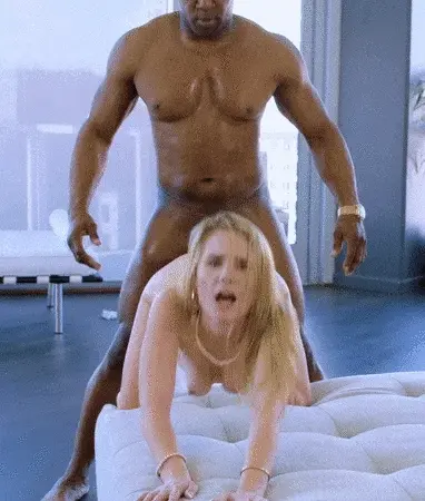 Doggystyled blonde MILF