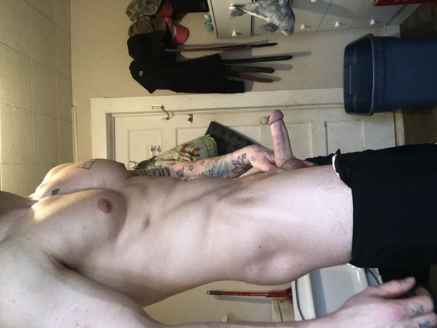 Fit smooth stud with delicious cock and tight ass