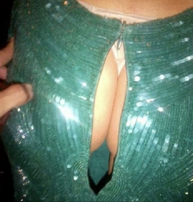 Little lucky mishap for Sofia’s dress