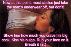 Craving Big Cock Sissy Caption