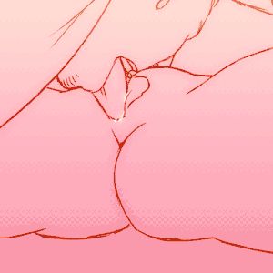 Giving her oral pleasure