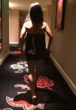 Flashing me your ass while we're out in public