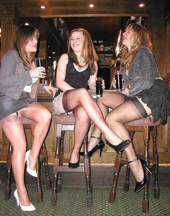 Hot sluts at the local bar
