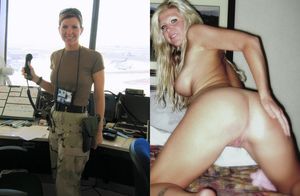 soldier dressed undressed