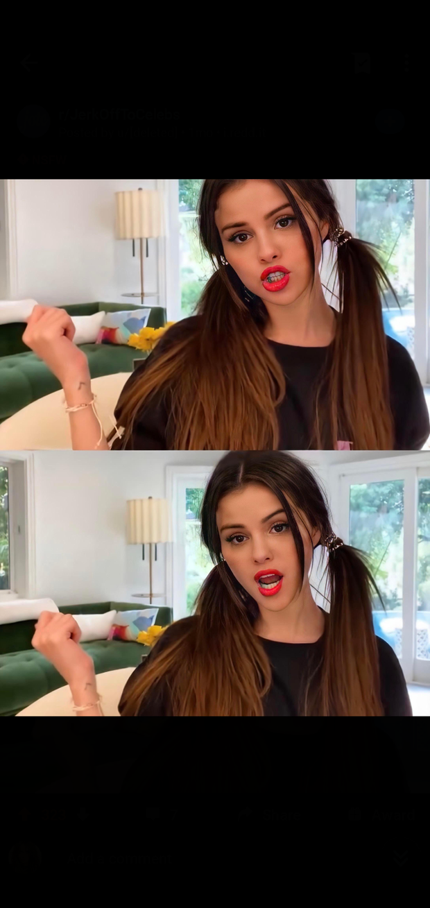 Selena's helping hand
