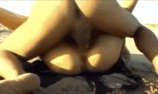 Japanese Dripping Creampie at Beach