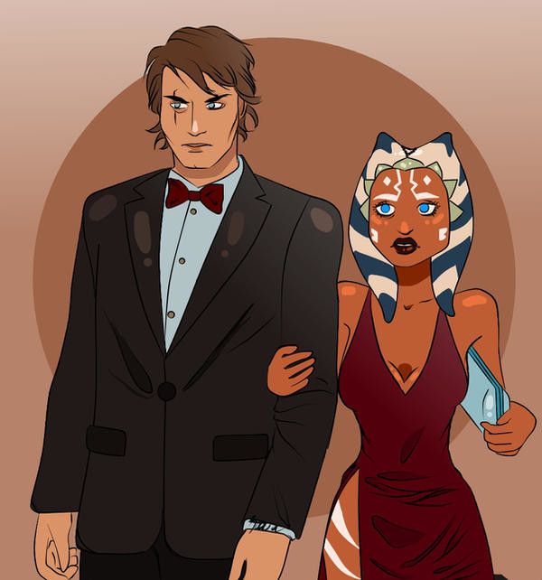 Star Wars - Ahsoka Tano & Anakin/ Darth Vader