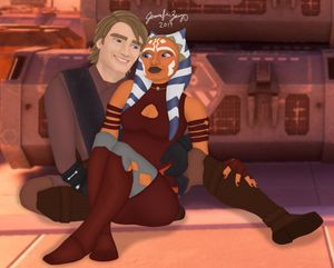 Star Wars - Ahsoka Tano & Anakin/ Darth Vader