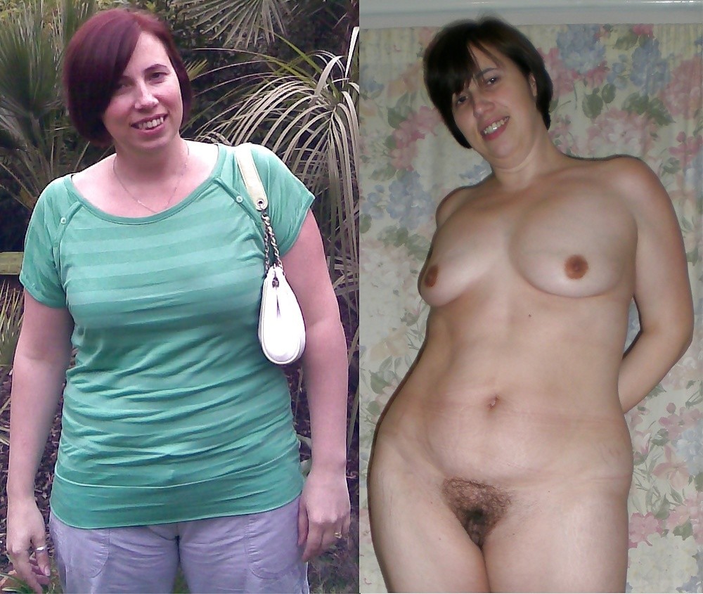ugly mom dressed undressed