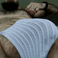 Cumming through undies