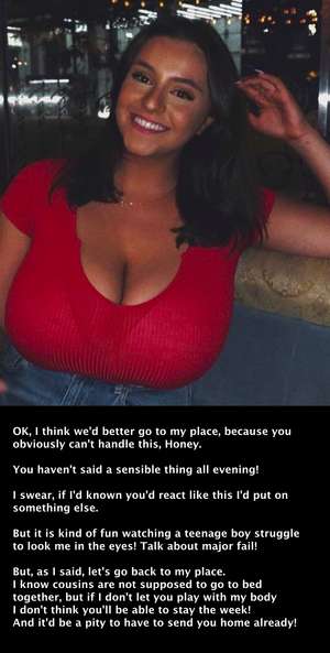 Embarrassed but happy