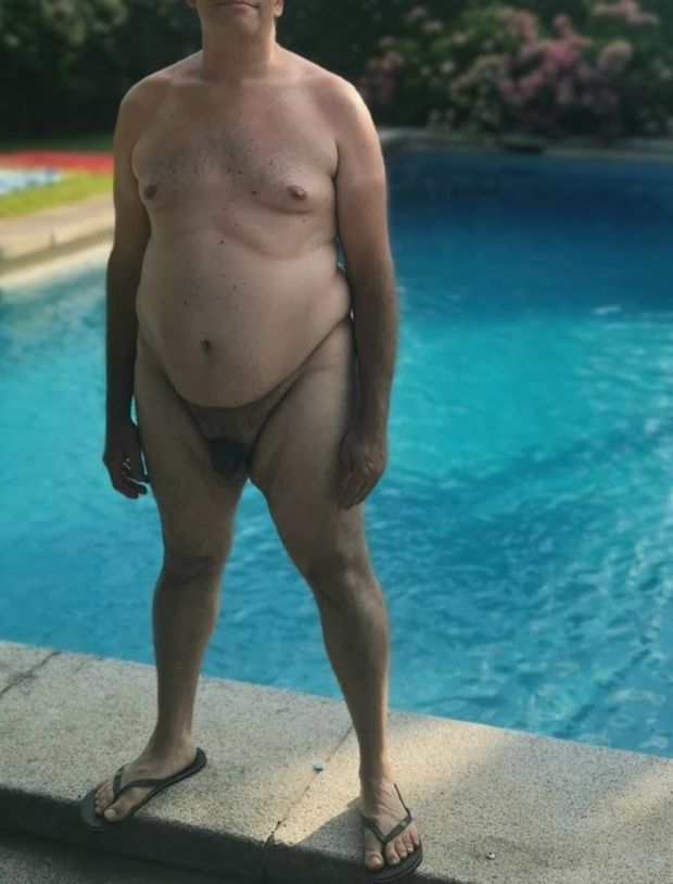 Nude swimming