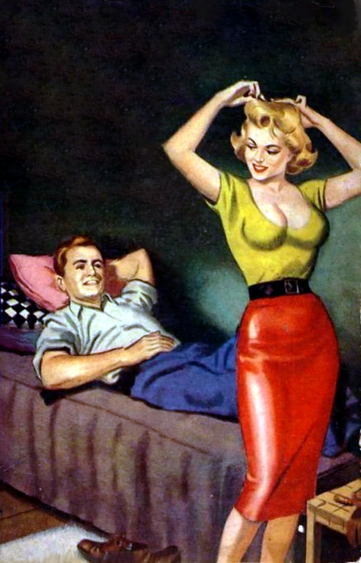 Mom Dad has no clue about us! How long do we have to keep coming to these sleazy crack hotels?