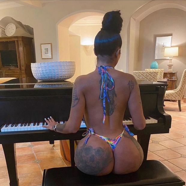 playing the piano