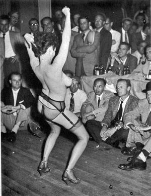 stripping-one job females are allowed to do.