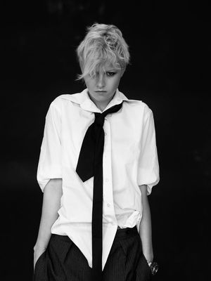 Giy heading home from a hard day at the office