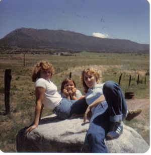 Blond on the rock on the left--big hair, big tits--fucked her...a bunch