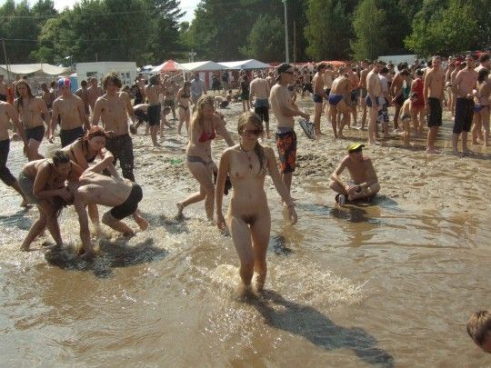 flooded concert