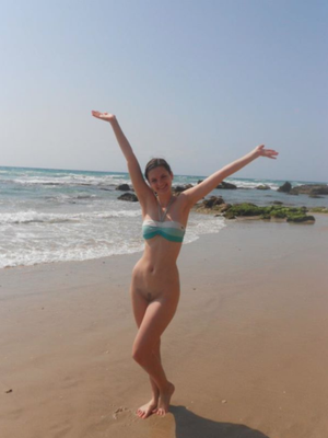 Bottomless on the beach