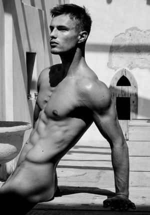 Male Mature Physique Beefcake Cute Athletic Photo Print image 0