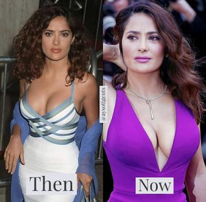 I’m going to take milf Salma back in time to have a threesome with her younger self