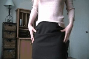 The joy under the skirt 15 - Very nice, the short skirt slow up