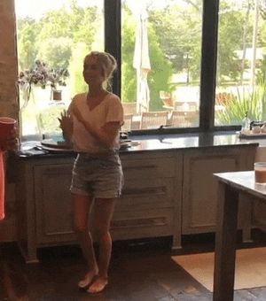 Cocktease pushing out her tits