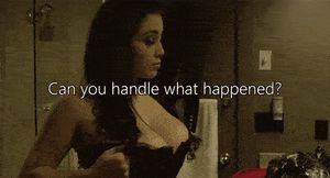 I didn’t know her like I thought I did. Slut.