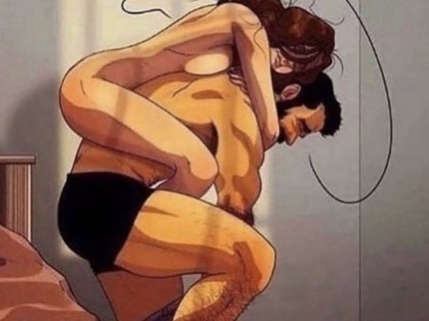 Sweet couple art