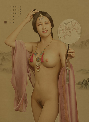 reborn space Chinese style photography nude (32)