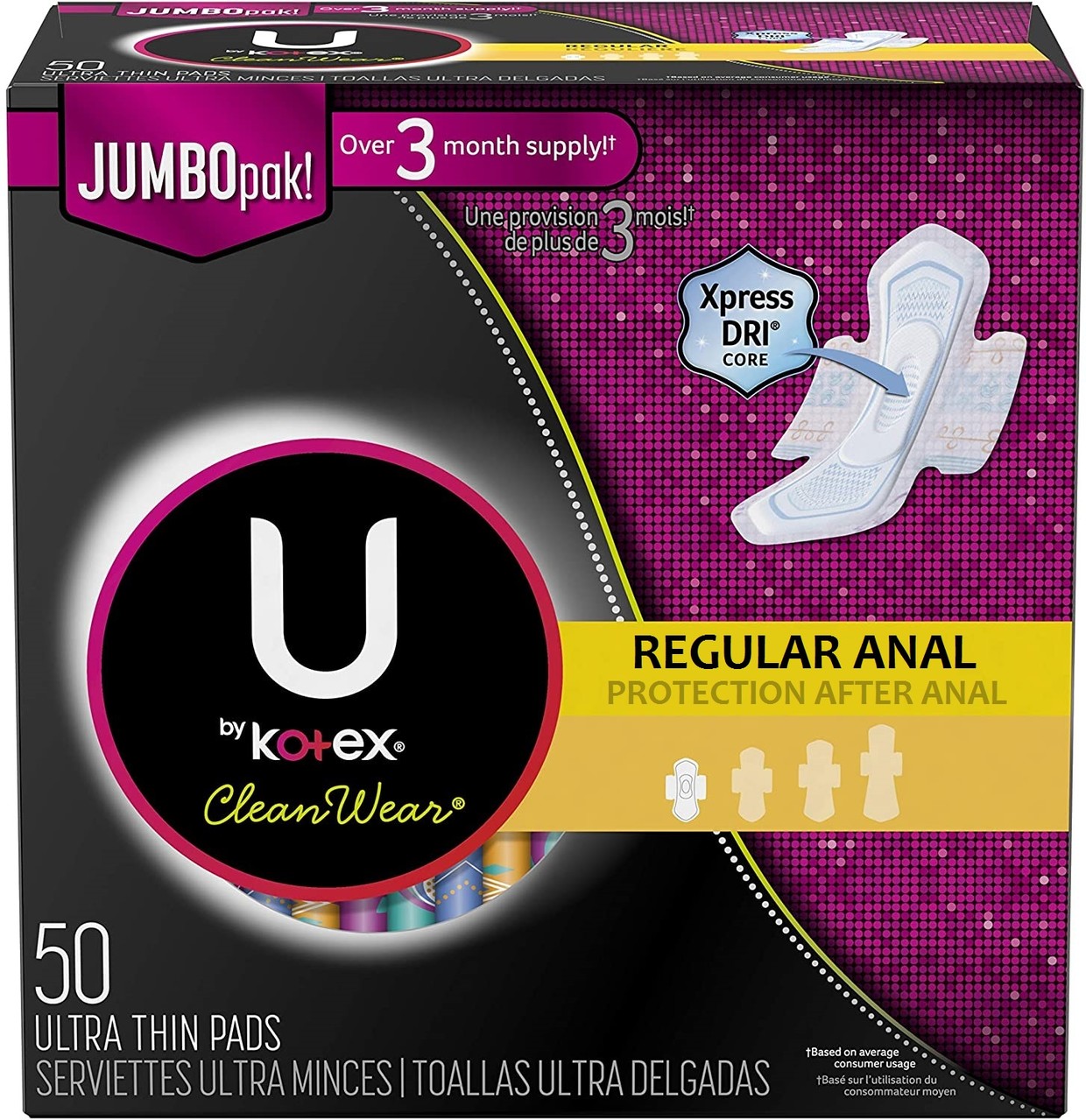 New Kotex U after anal protection