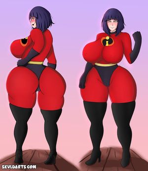 Hinata Hentai - Cosplay Elastigirl