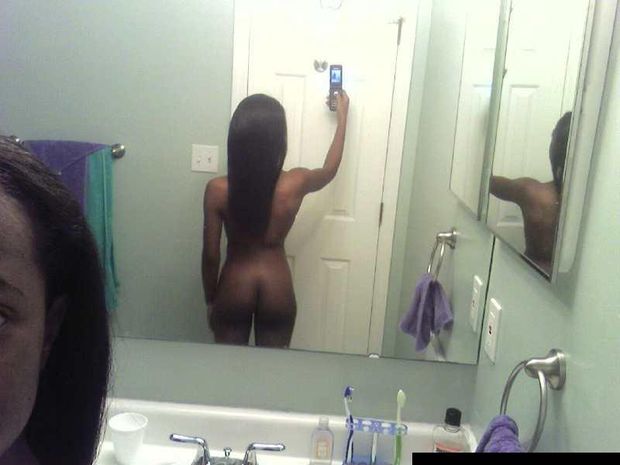 Beautiful ebony backside ... and so tiny!