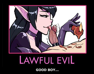alewdment: lawful evil