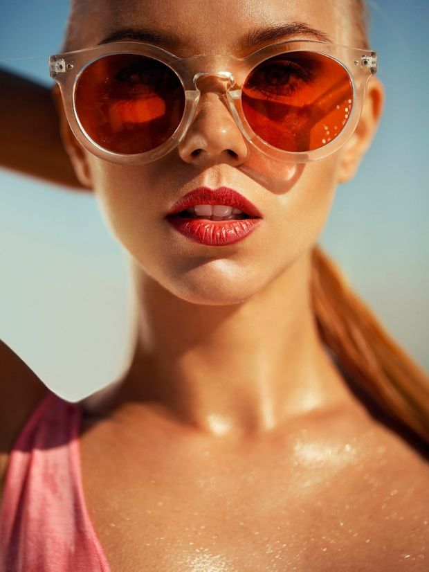 Dasha Snezhnaya in Sunglasses by Ana Dias