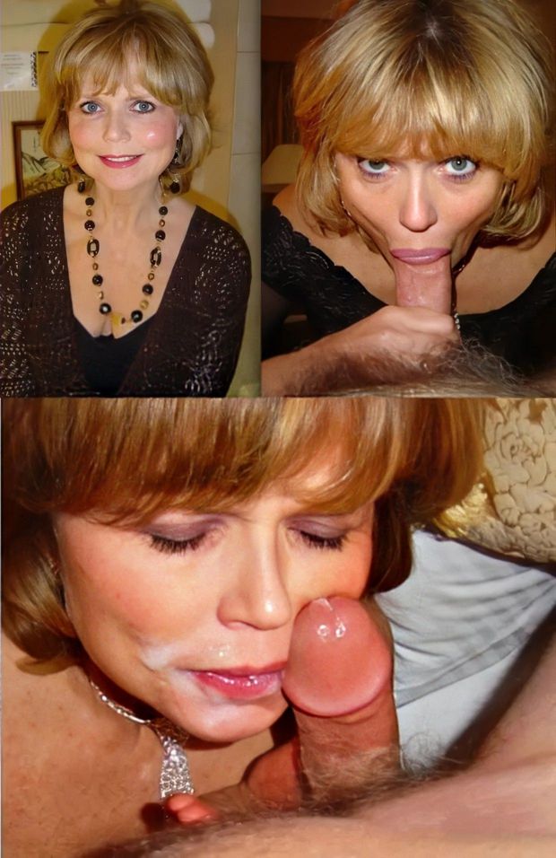Beautiful grandmother sucks as an experienced whore