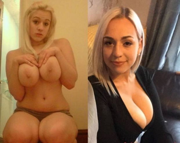 Busty slut dared me to expose her