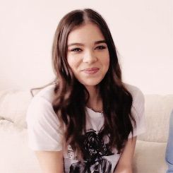 Hailee Seinfeld Sexy white shirt