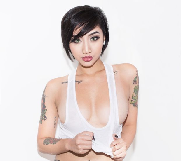 tattooed asian
