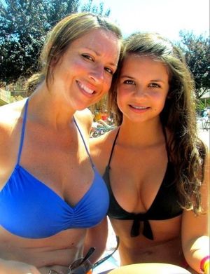 mom and daughter
