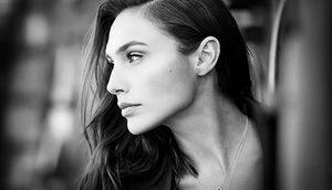 Sexy Gal Gadot Face B & W