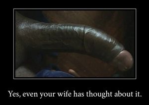 When your wife's eyes are closed...